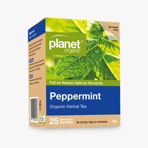 Planet Organic Peppermint 25 Teabags