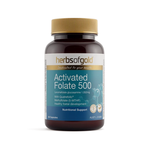 Herbs of Gold Activated Folate 500 60c