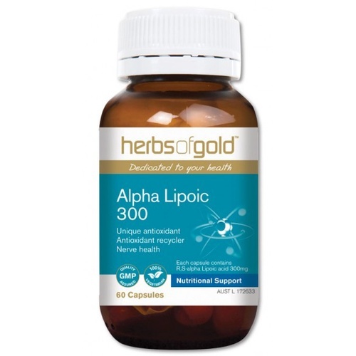Herbs of Gold Alpha Lipoic 300 - 60 caps