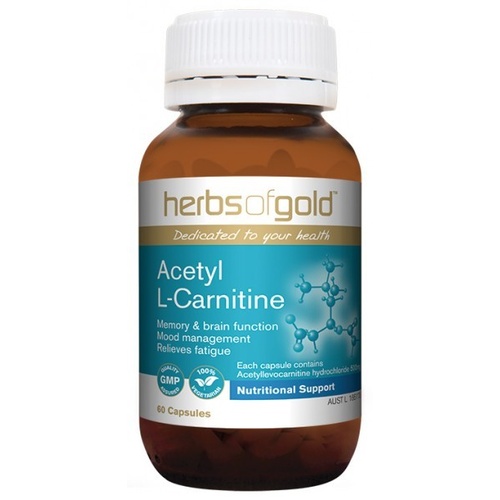 Herbs of Gold Acetyl L-Carnitine - 60 caps