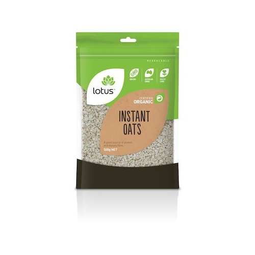 Lotus Organic Instant Oats 500g