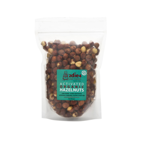 2die4 Activated Organic Hazelnuts 120g