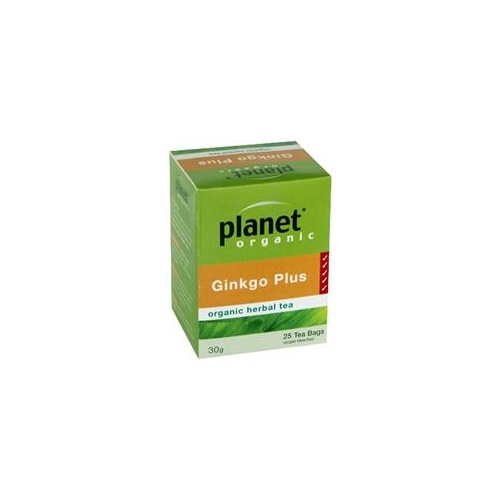 Planet Organic Gingko Plus Herbal Tea 25 Teabags