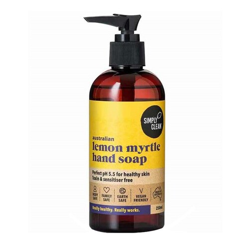 Simply Clean Lemon Myrtle Hand Soap 250ml