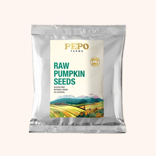 Pepo Farms Raw Natural Pumpkin Seeds 500g
