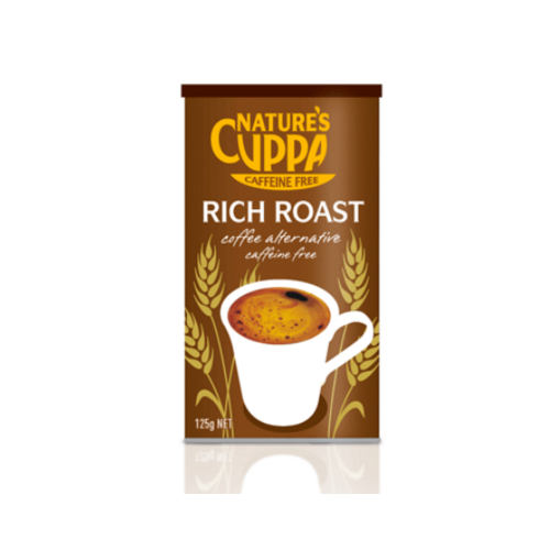Natures Cuppa Rich Roast Coffee Alternative Caffeine Free 125g