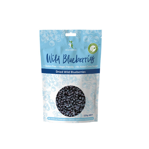 Dr Superfoods Wild Blueberries 125g