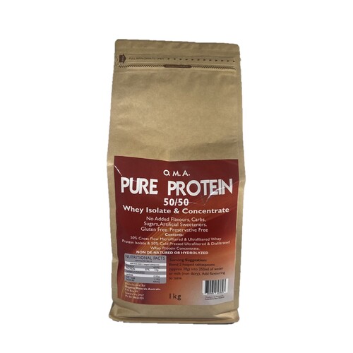 OMA Pure Protein 50/50 Whey Isolate & Concentrate (Red) 1kg