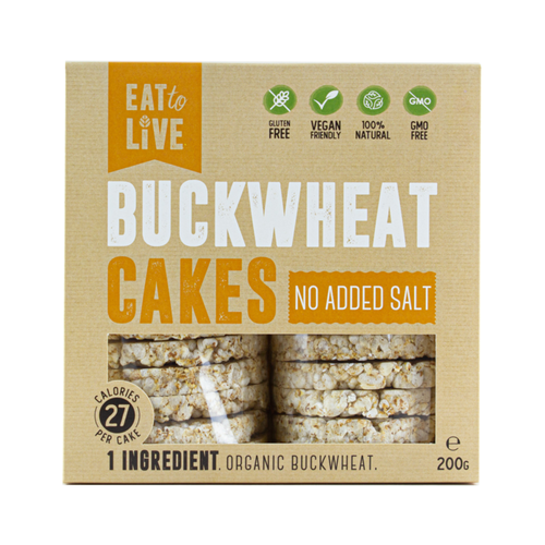 Eat To Live Buckwheat Cakes (No Added Salt) 220g