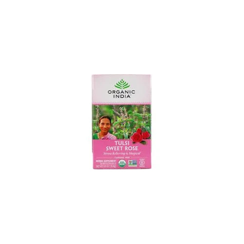 Organic India Sweet Rose Tulsi (25 Tea Bags) 40g
