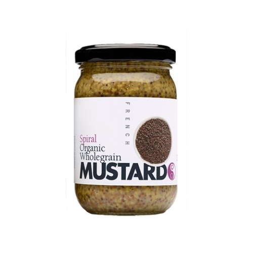 Spiral Organic Wholegrain French Mustard 200g