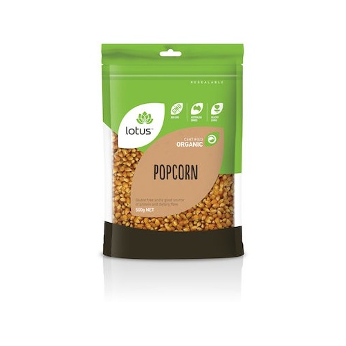Lotus Organic Popcorn Kernels 500g