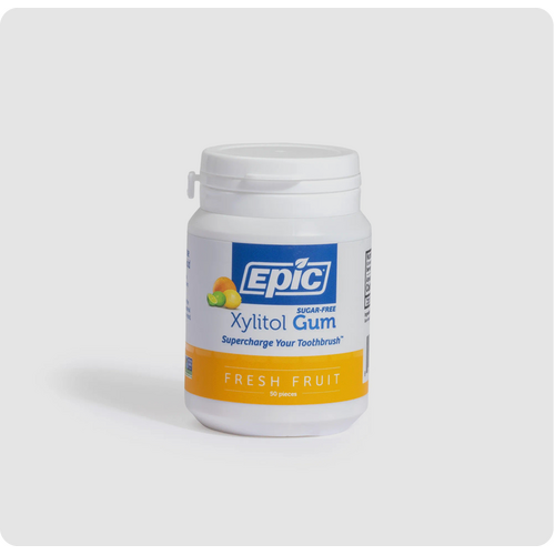 Epic Xylitol Chewing Gum Fresh Fruit (50 Pieces) 75g