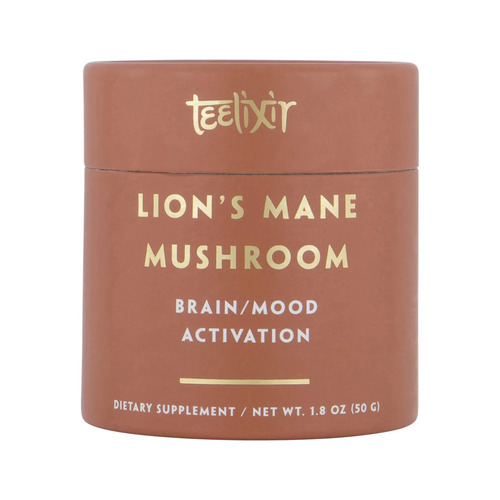 Teelixir Organic Mushroom Lion's Mane (Brain/Mood Activation) 50g