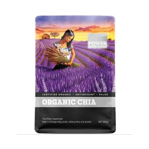 Power Super Foods Organic Chia Seeds 950g