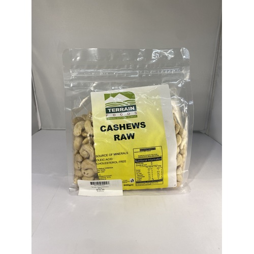 Terrain  Raw Cashews 500g