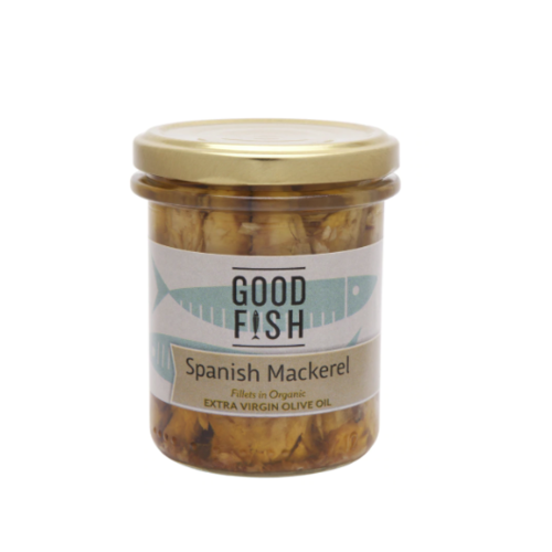 Good Fish Mackerel in Extra Virgin Olive Oil (Jar) 195g