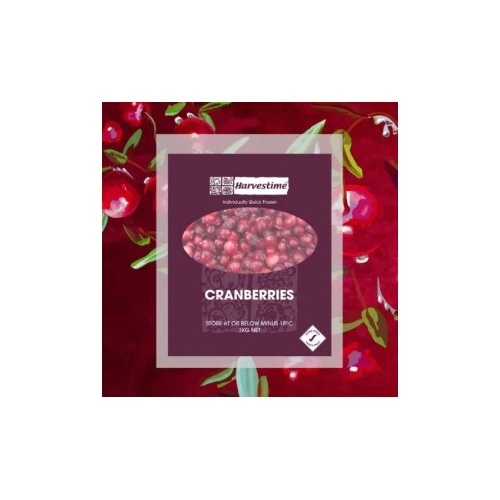 Harvestime Cranberries Frozen 1kg