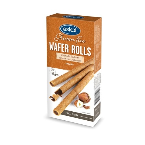 Eskal Wafer Rolls (Hazelnut) 100g