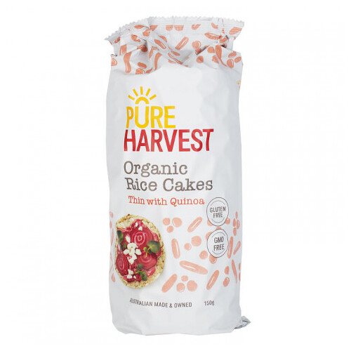 Pure Harvest Quinoa & Rice Cakes 150g