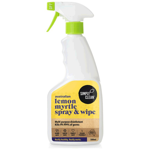 Simply Clean Lemon Myrtle Spray & Wipe 500ml