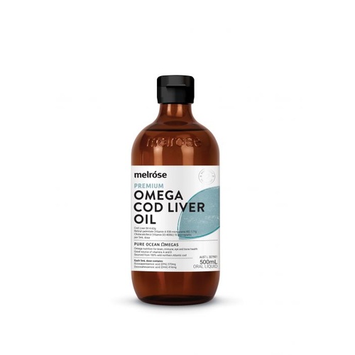 Melrose Omega Cod Liver Oil Health & Vision 500ml