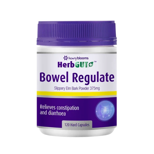 Henry Blooms Bowel Regulate (Slippery Elm Bark 120 Capsules)