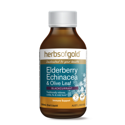 Herbs Of Gold Elder Echinacea & Olive Leaf 100ml
