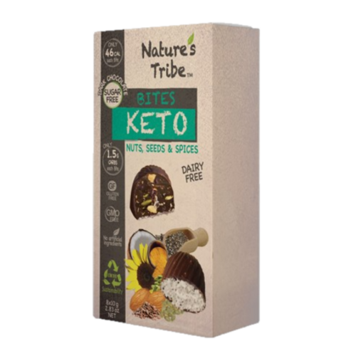 Natures Tribe Dark Keto Bites 80g