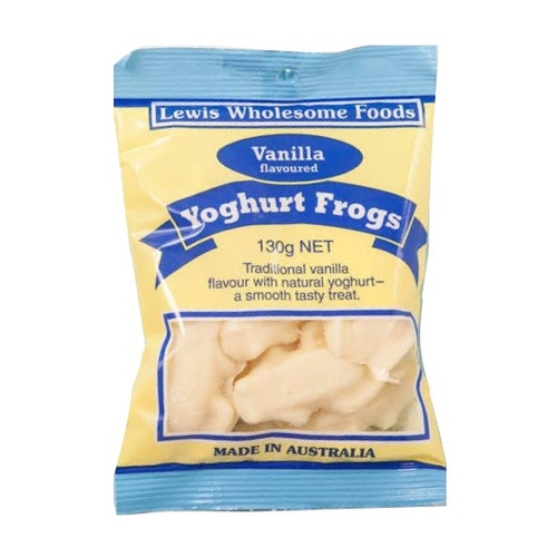Lewis Wholesome Foods Yoghurt Frogs (Vanilla) 130g