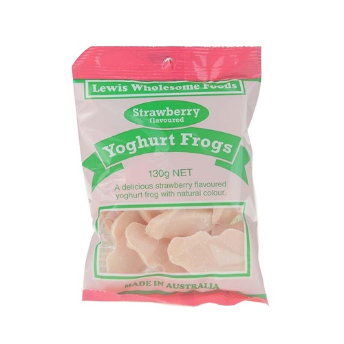 Lewis Wholesome Foods Yoghurt Frogs (Strawberry) 130g