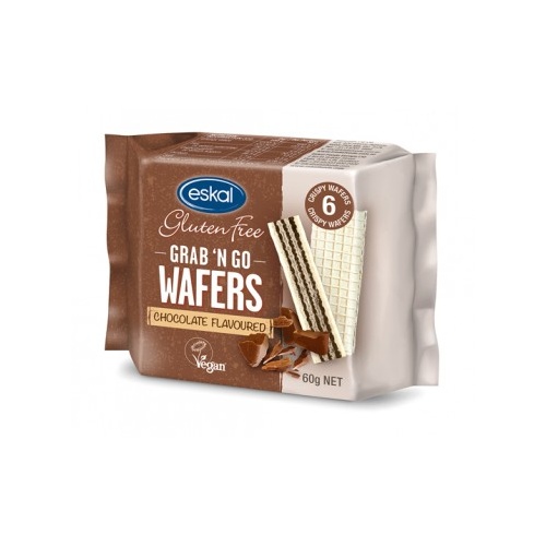 Eskal Grab n Go Gluten Free Wafers (Chocolate) 60g