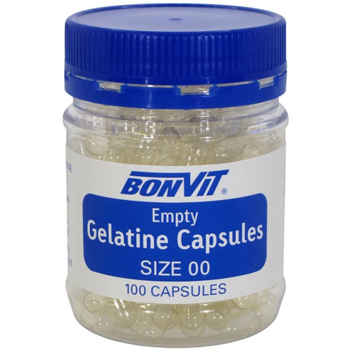 Bonvit Gelatine Capsules 00 100c