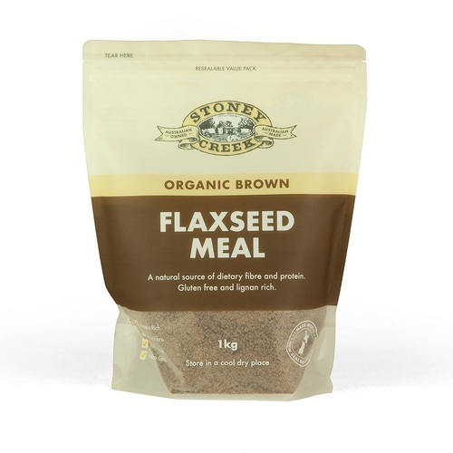 Stoney Creek Brown Flaxseed Meal 1kg