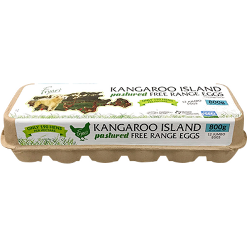 Kangaroo Island Free Range Eggs (Dozen) 800g