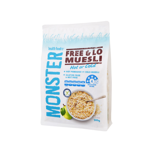 Monster Muesli Free & Low Gluten Free Muesli 500g