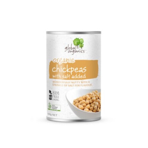 Global Organics Chickpeas Organic 400g