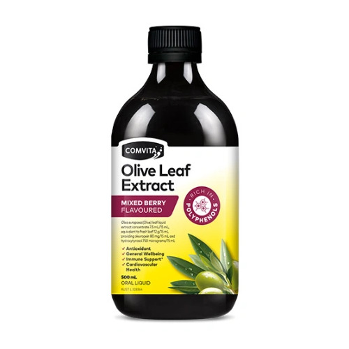 Comvita Leaf Olive Leaf Extract Mixed Berry 500ml