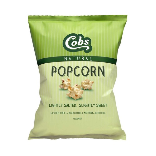 Cobs Lightly Salted & Slightly Sweet Popcorn 120g