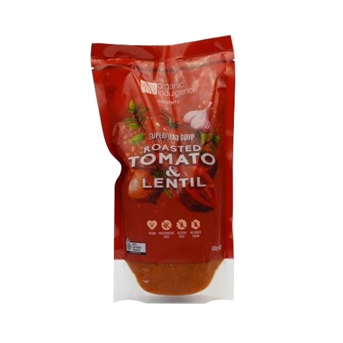 Organic Indulgence Tomato & Lentil Soup 600g