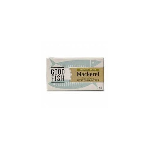 Good Fish Mackerel in Extra Virgin Olive Oil (Can) 120g