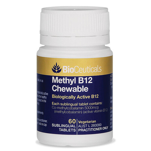 Bioceuticals Methyl B12 Chewable 60t