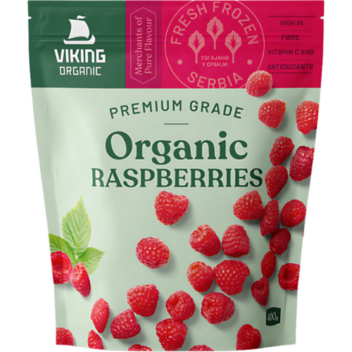 Viking Organic Raspberries 400g