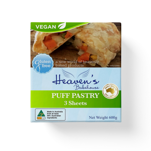 Heavens Bakehouse Gluten Free Puff Pastry 600g