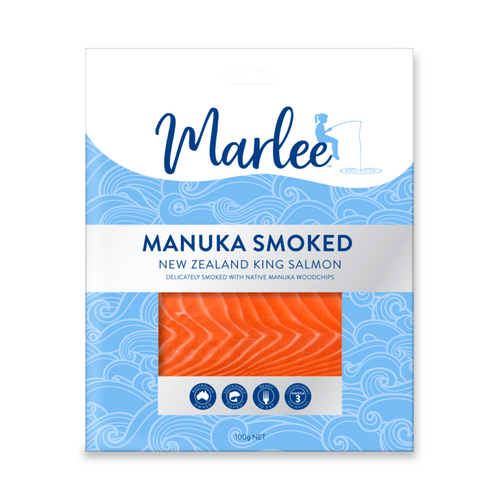 Marlee Manuka Smoked New Zealand King Salmon 100g