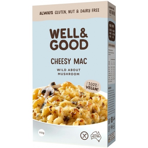 Well & Good Vegan Cheesy Mac (Wild About Mushroom) 110g