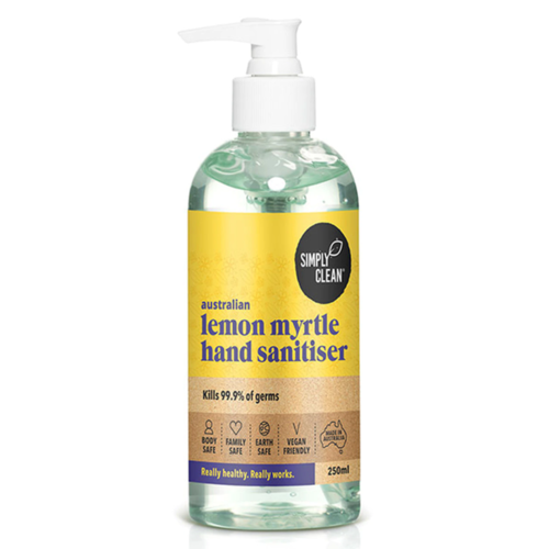 Simply Clean Lemon Myrtle Hand Sanitiser 250ml