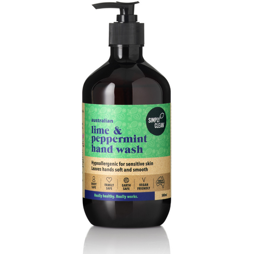 Simply Clean Lime & Peppermint Hand Wash 500ml