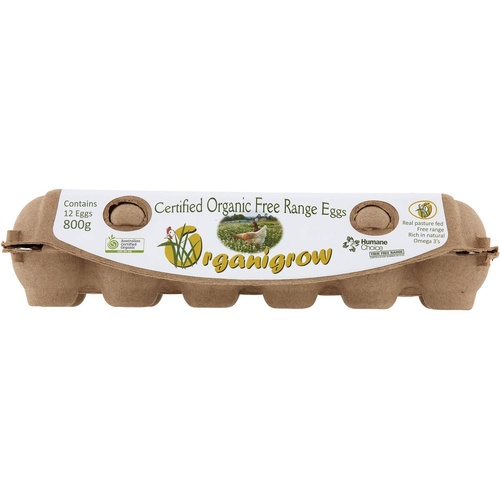 Organigrow Organic Eggs (Dozen) 800g