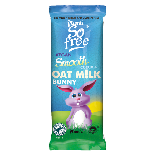 Plamil So Free Vegan Smooth Cocoa & Oat Milk Bunny Bar 25g